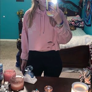 Pink cropped æ top